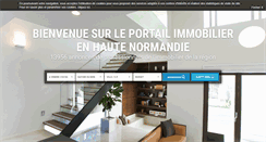 Desktop Screenshot of immobilier-haute-normandie.com